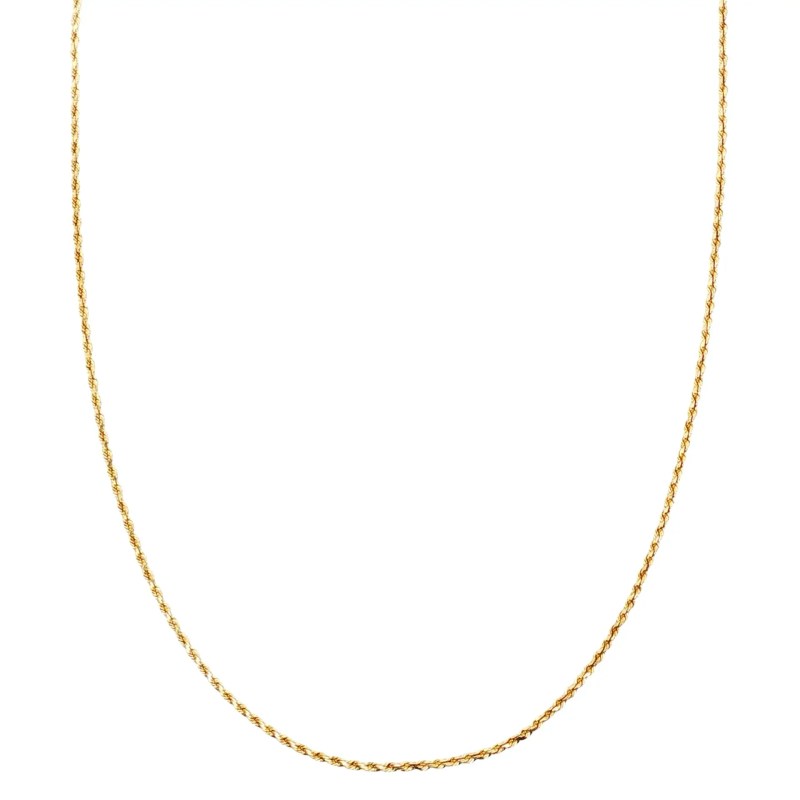 Estate 14k Yellow Gold Rope Chain