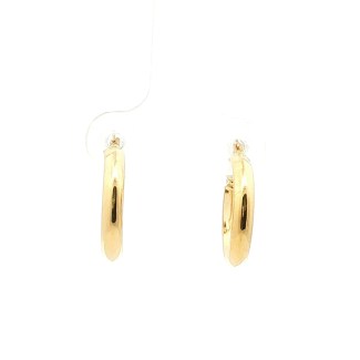 Estate 14k Yellow Gold Small Hoops
