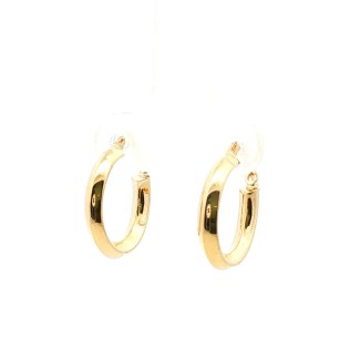 Estate 14k Yellow Gold Small Hoops