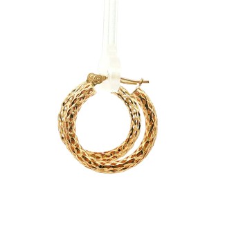 Estate 14k Yellow Gold Hoops