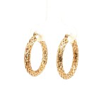 Estate 14k Yellow Gold Hoops