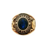 Estate 10k 1979 Rochester Rams Class Ring