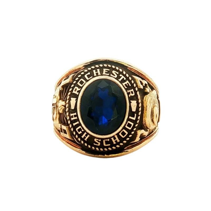 Estate 10k 1979 Rochester Rams Class Ring