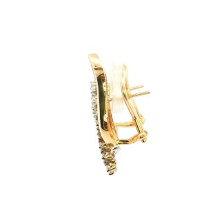 Estate 14k Yellow Gold Diamond Fashion Earrings (1.00ctw)
